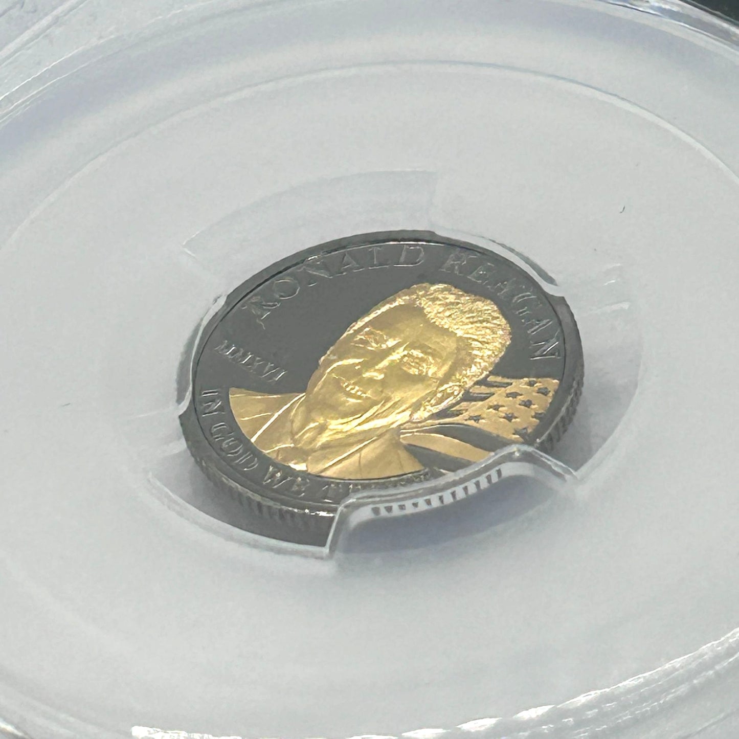 2016 $20 1/10oz .9999 Gold Ronald Reagan Legacy Gold PCGS PR69 DCAM - Black Proof