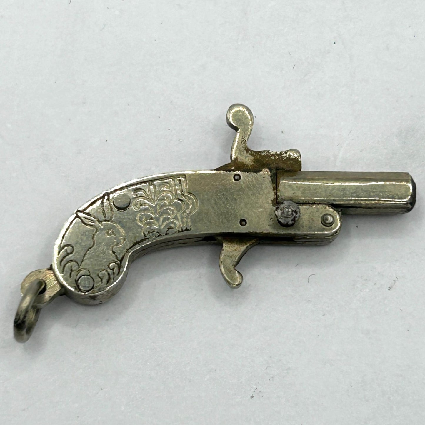 Original Berloque Pistölchen Miniature Toy Pistol Cap Gun with Box