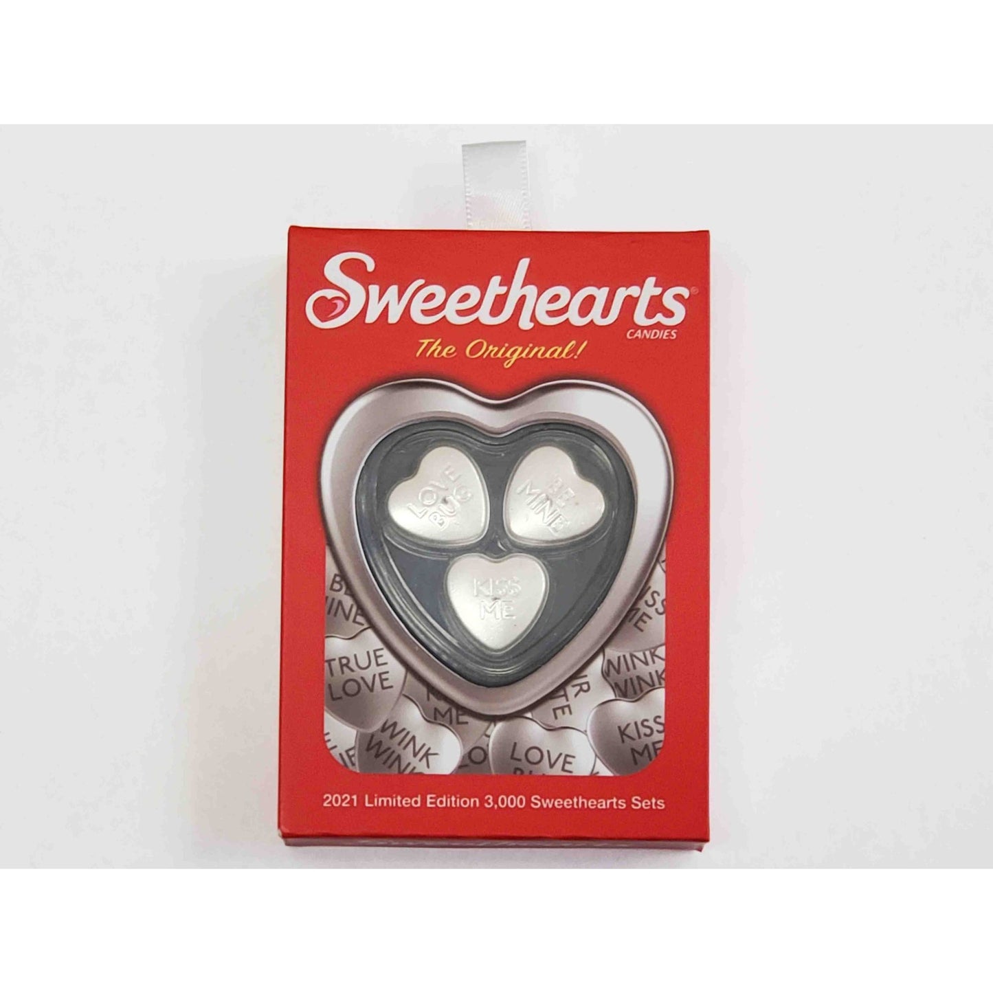 2021 PAMP Sweethearts Limited Edition .999 Fine Silver Heart Candies 30 Grams