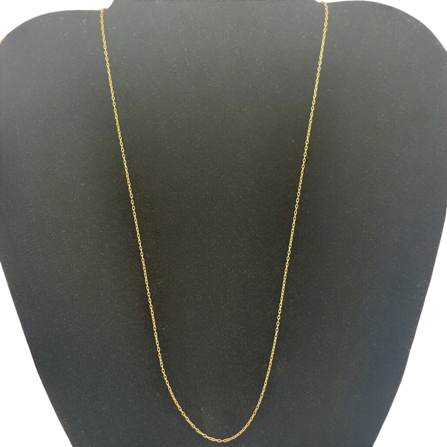 Sterling Silver Gold Layered Simple Thin Chain Link Necklace Dainty Minimalist