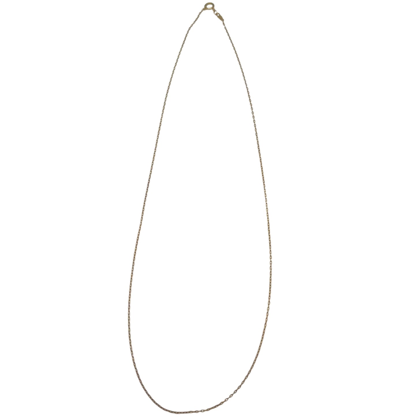 Sterling Silver Gold Layered Simple Thin Chain Link Necklace Dainty Minimalist