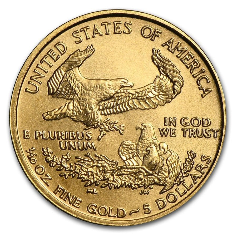 1/10 Ounce Gold American Eagle $5 BU - 2007