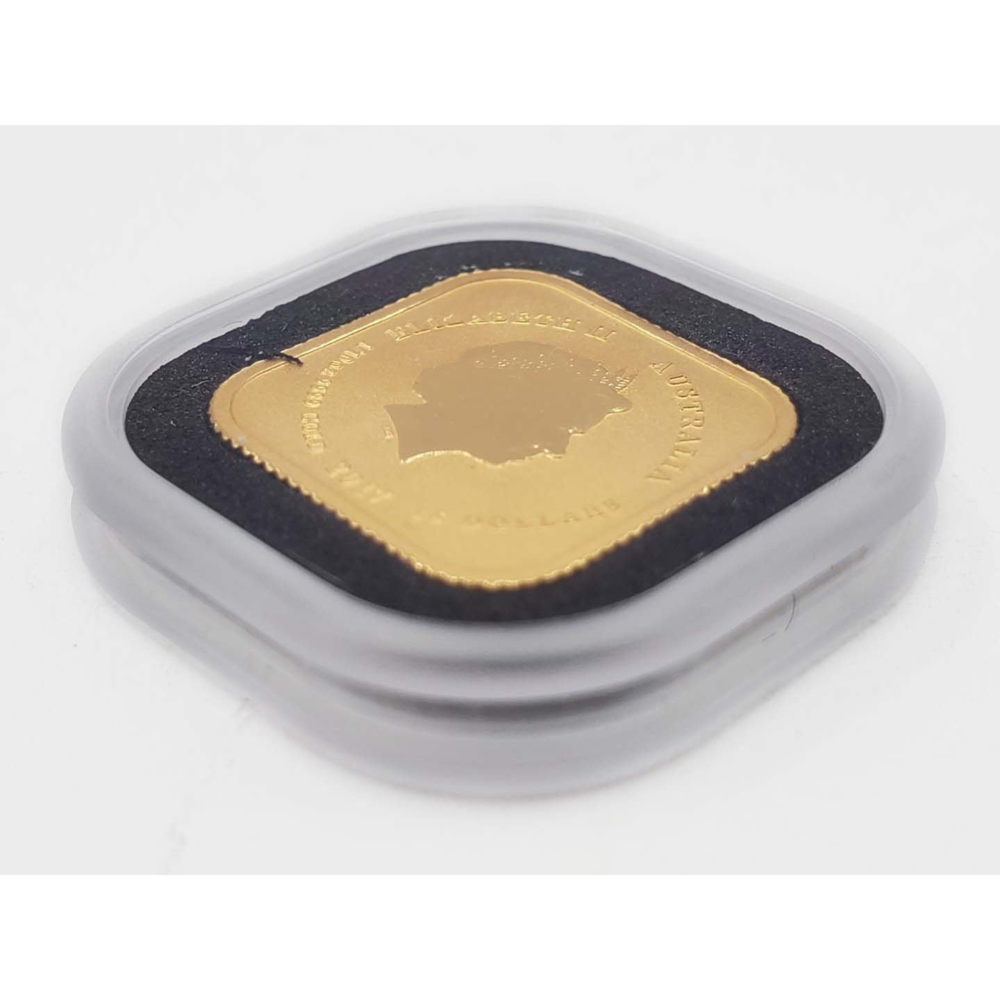 2017 1/10 Troy Oz .999 Fine Gold Coin Australia Globe Map 15 AUD Dollars