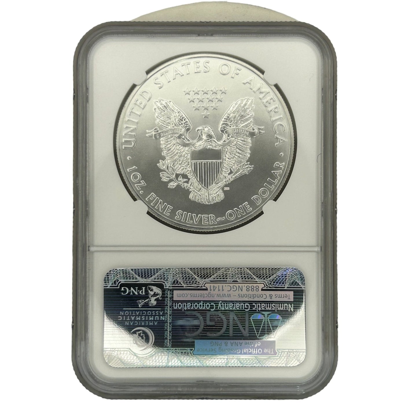2011 American Silver Eagle $1 Coin NGC MS-69 25th Anniversary Early Releases