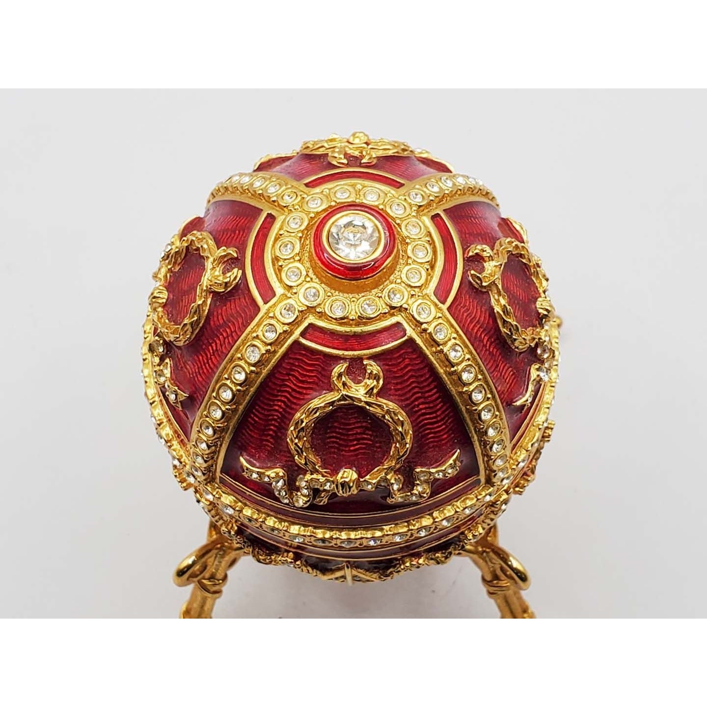 Fabergé Imperial Egg Red Millennium 2000 with Original Box & COA
