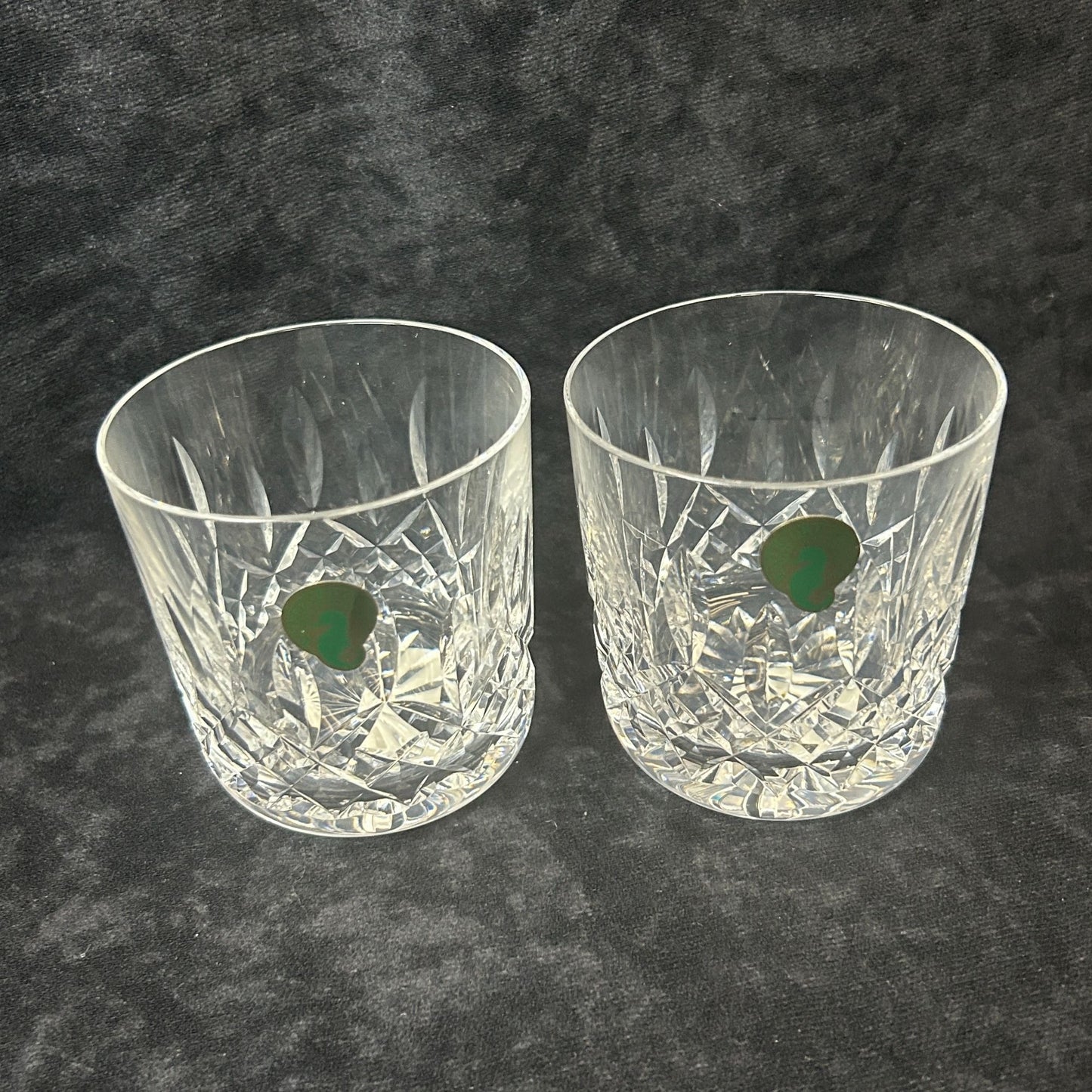 2 Waterford Lead Crystal LISMORE 9oz TUMBLERS 6003182300