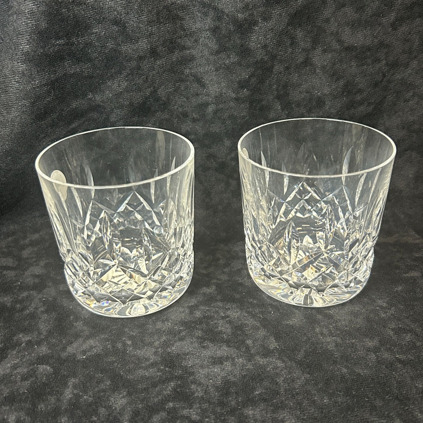 2 Waterford Lead Crystal LISMORE 9oz TUMBLERS 6003182300