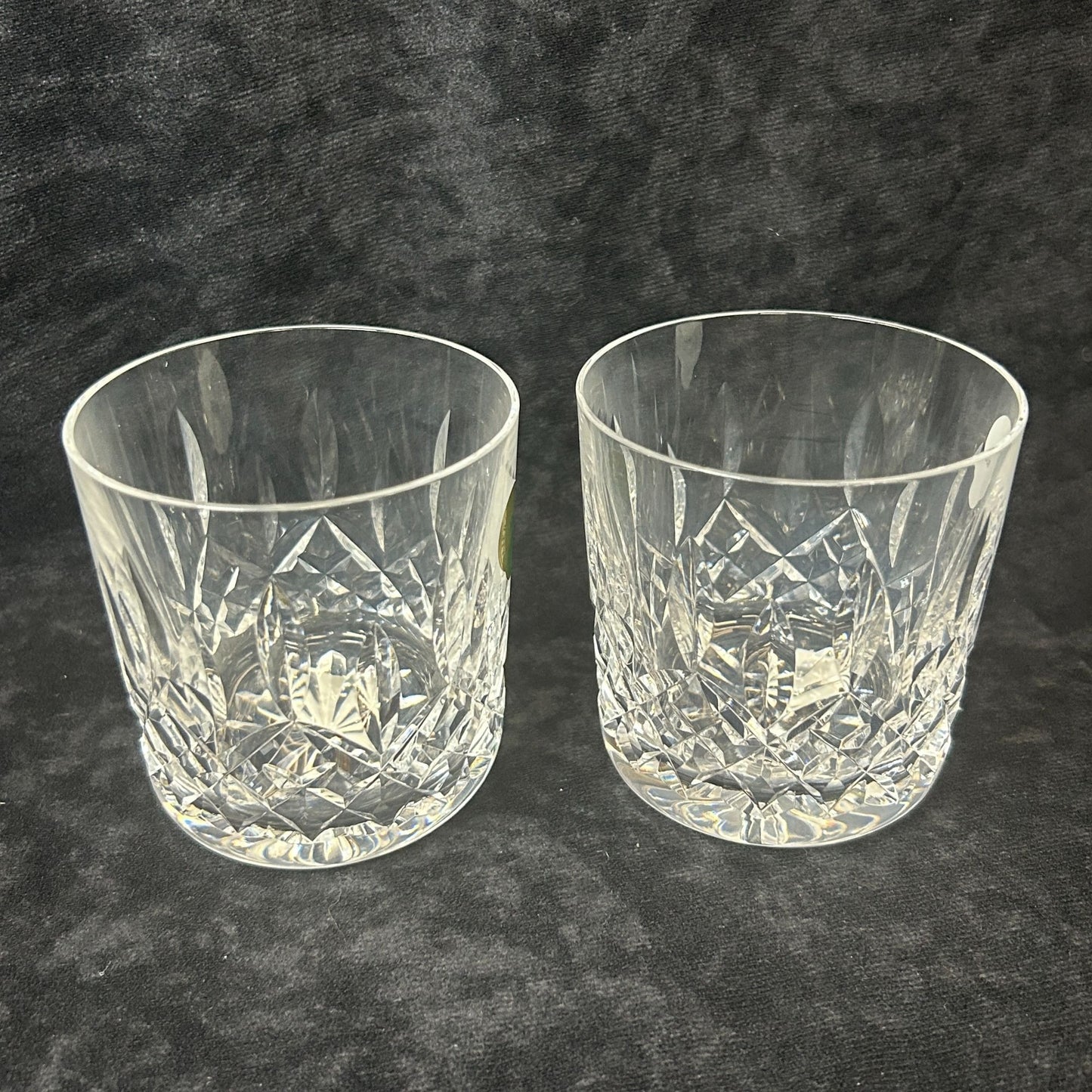2 Waterford Lead Crystal LISMORE 9oz TUMBLERS 6003182300