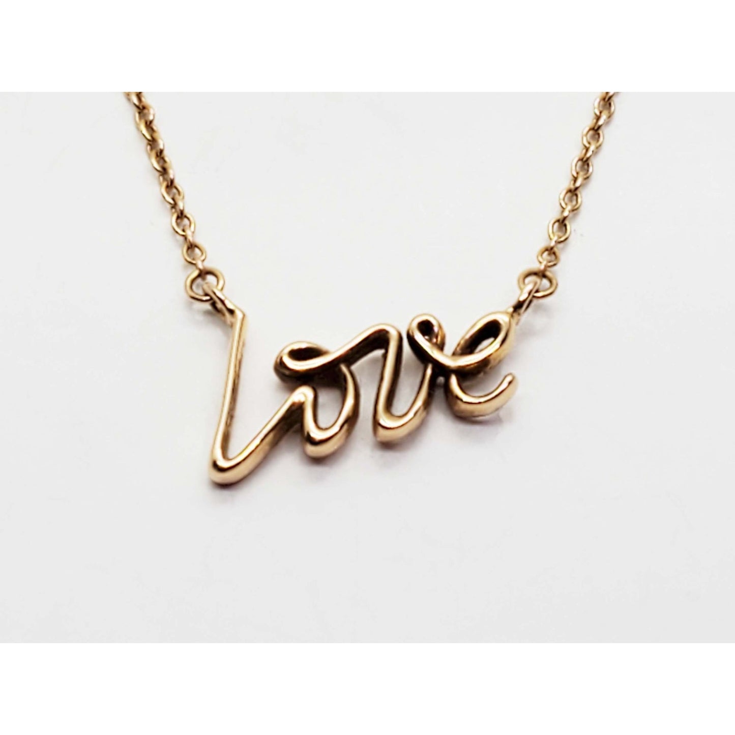 Tiffany & Co Paloma Picasso Love Graffiti Pendant Necklace 18k Gold