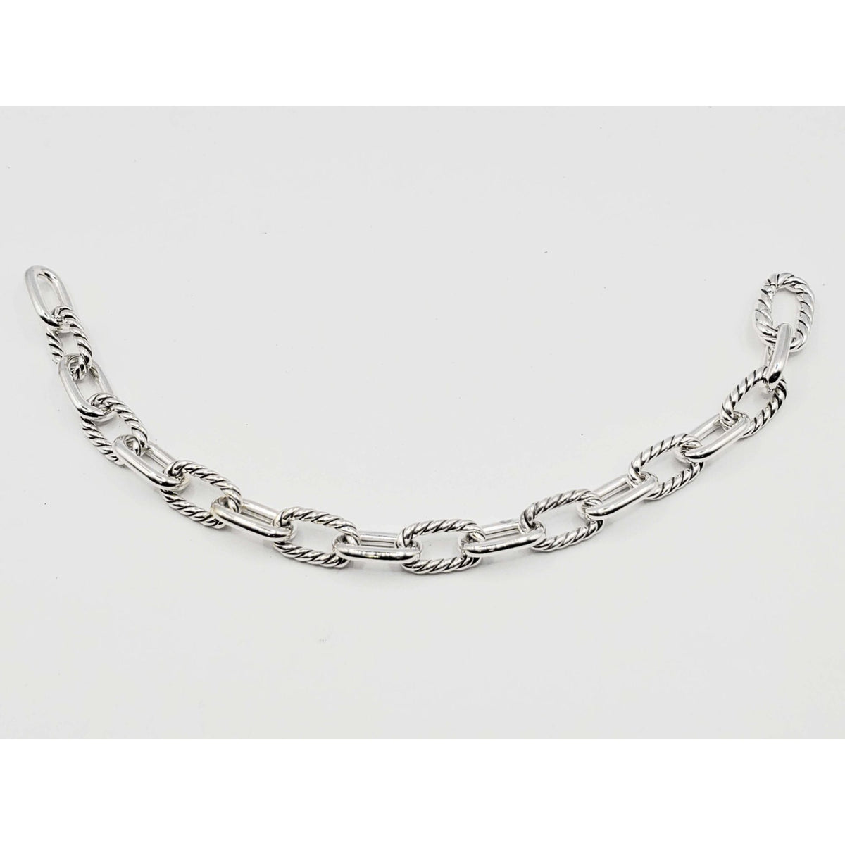 David Yurman DY Madison Chain Bracelet 8.5mm Sterling Silver Medium