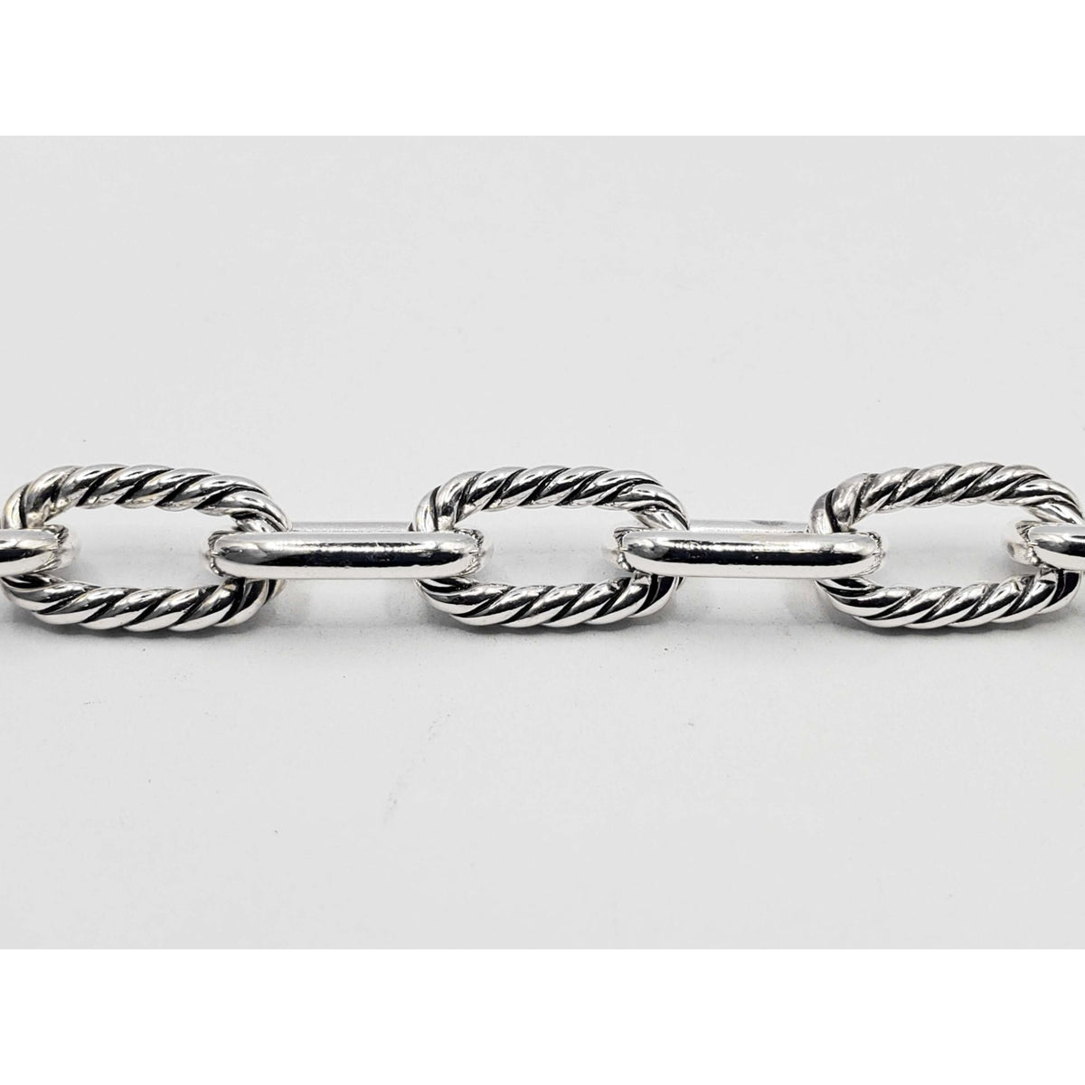 David Yurman DY Madison Chain Bracelet 8.5mm Sterling Silver Medium