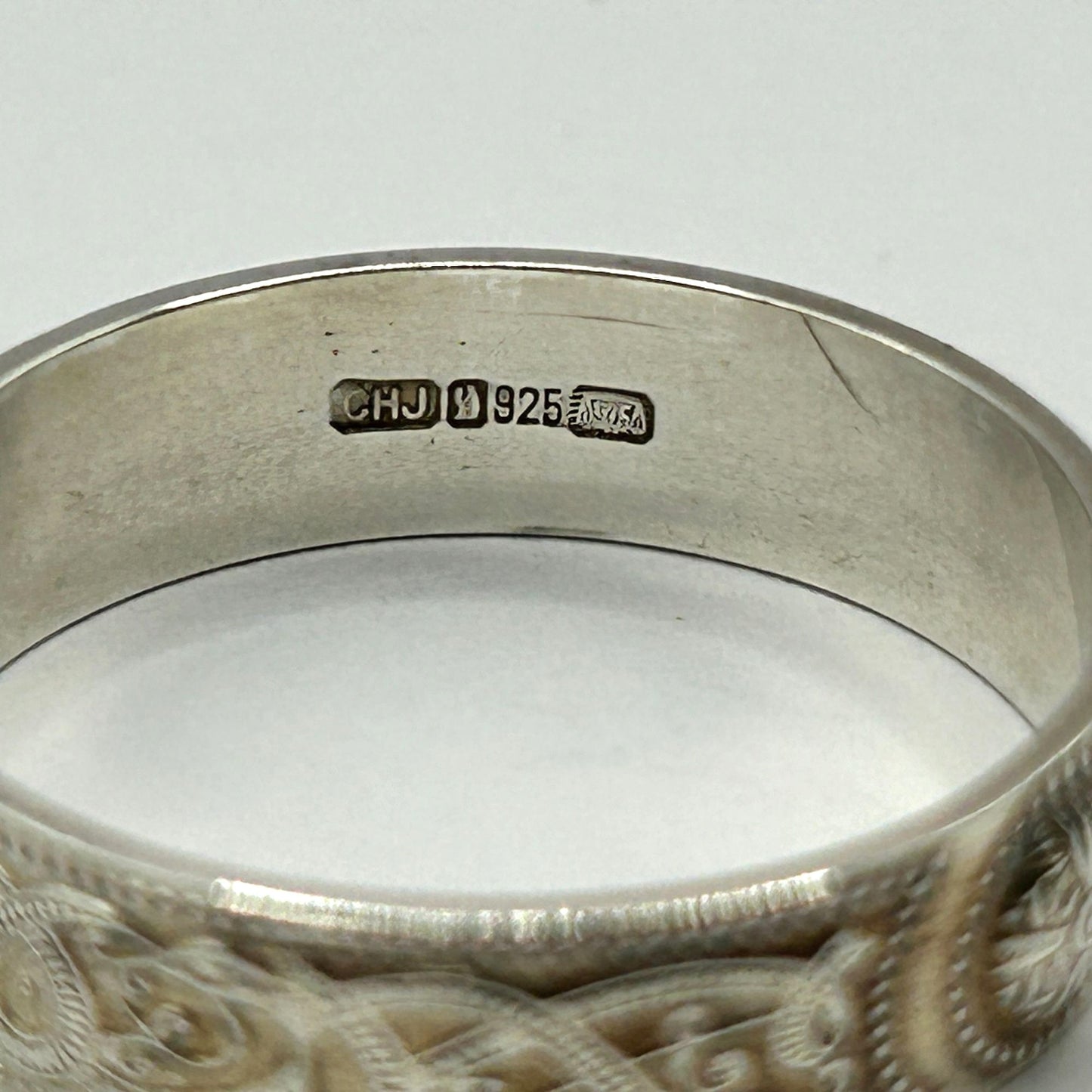 Sterling Silver 9mm Band Celtic Warrior Men's Ring Size 13.5 - My Irish Jeweler