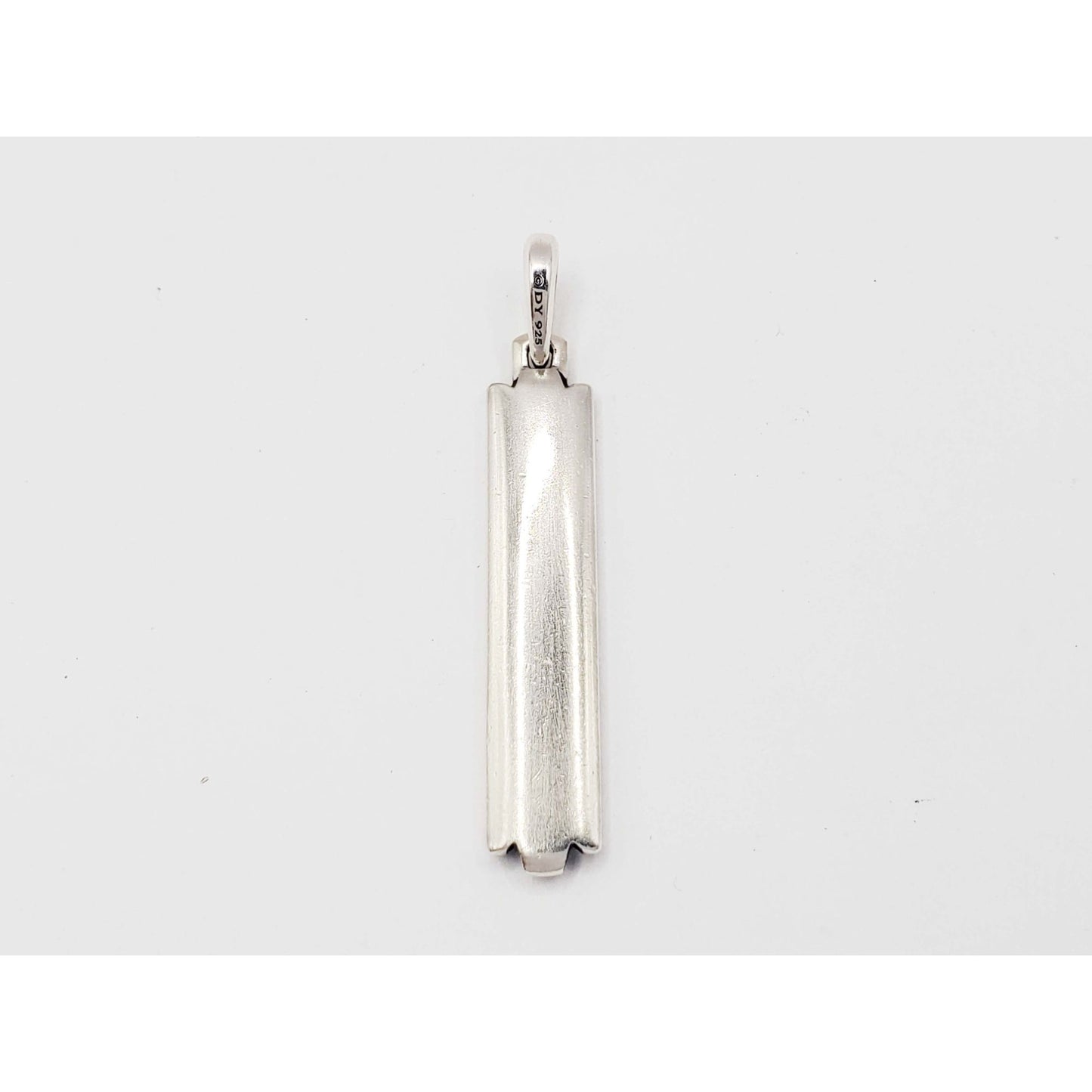 David Yurman Chevron Ingot Tag Sterling Silver