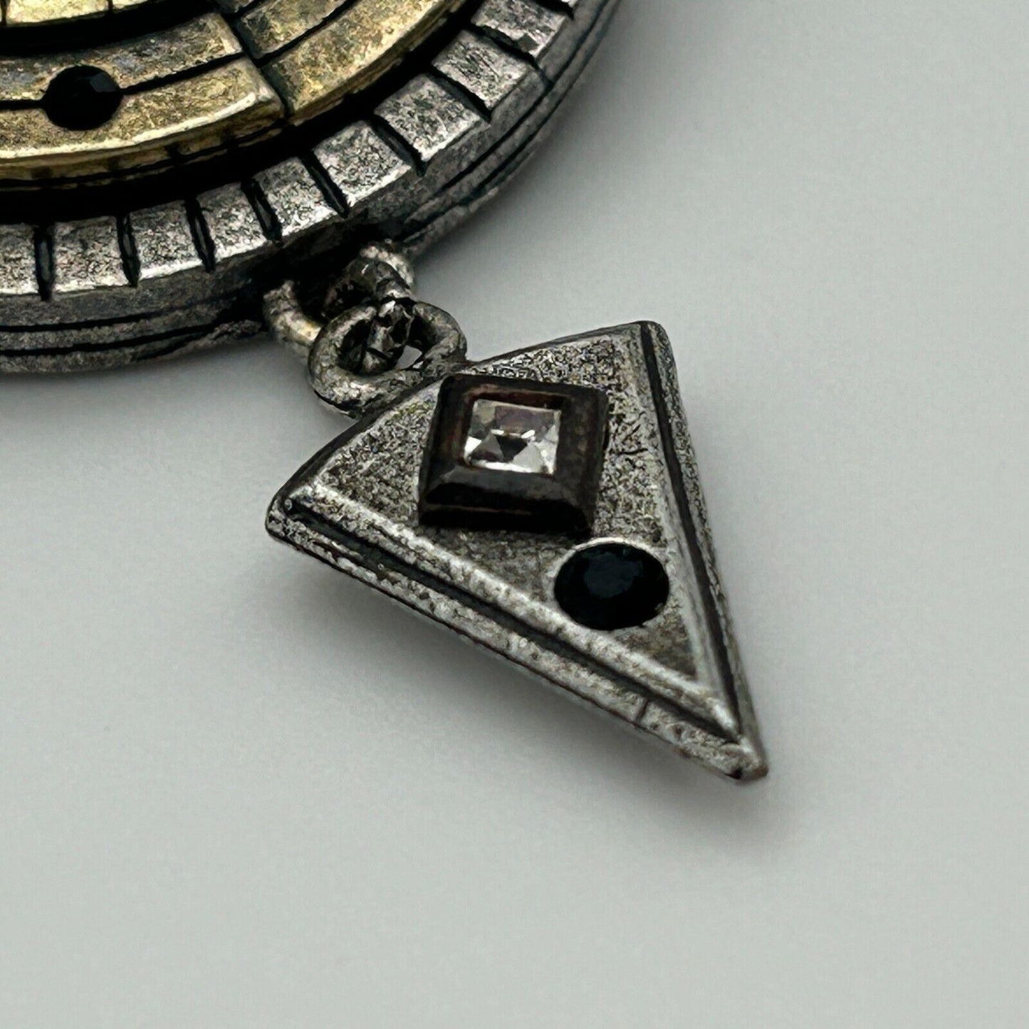 Rare Vintage Patricia Locke Sundial Brooch - Marked/Signed