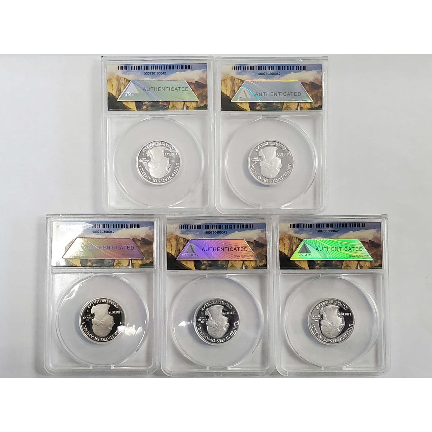 2014-S Silver Proof National Park Quarters ANACS PR70 DCAM