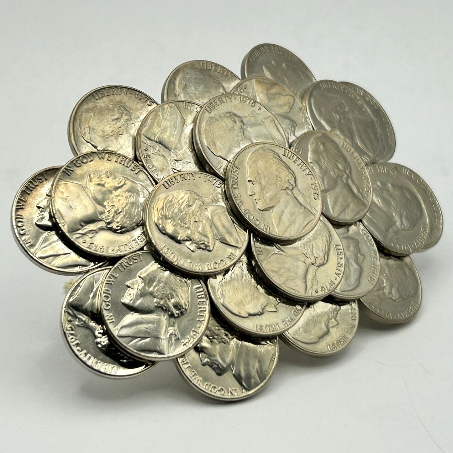 1970s Jefferson Nickel Coin Belt Buckle - 120.9g