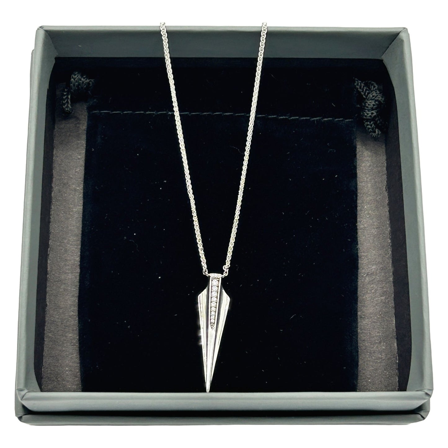 Universe Fine Jewelry MARVEL Black Panther -18" Pendant Necklace Sterling Silver