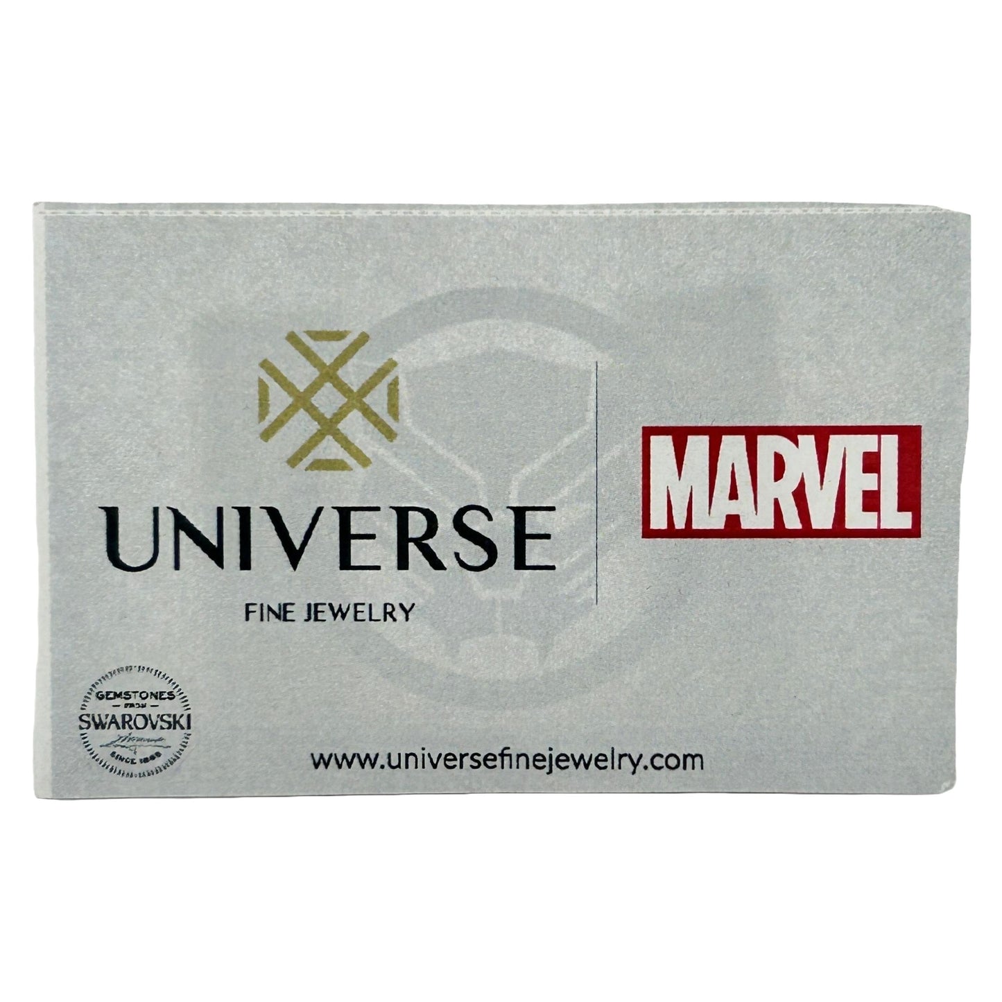 Universe Fine Jewelry MARVEL Black Panther -18" Pendant Necklace Sterling Silver