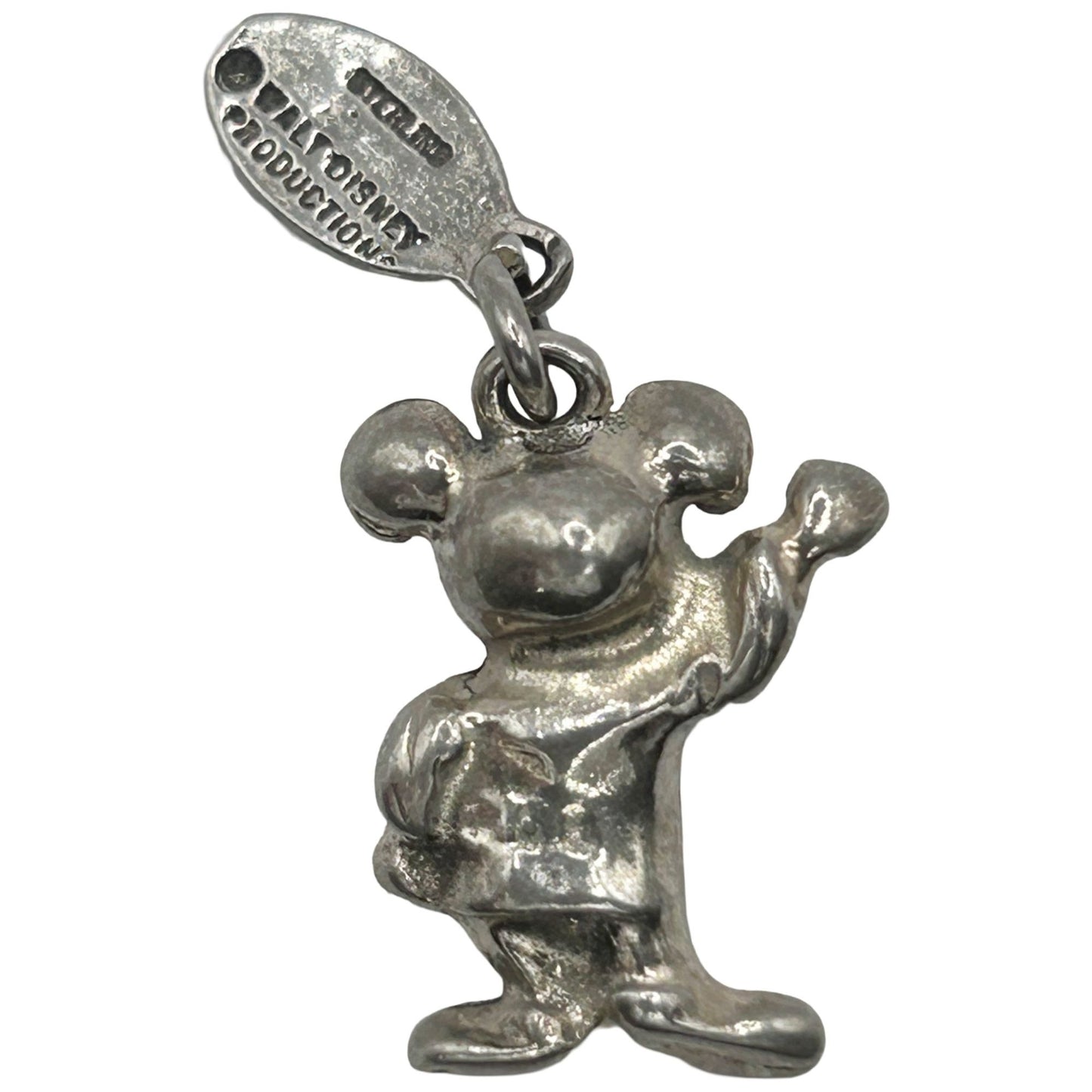 Vintage 925 Sterling Silver Disneyland 3D Mickey Mouse Charm - Walt Disney