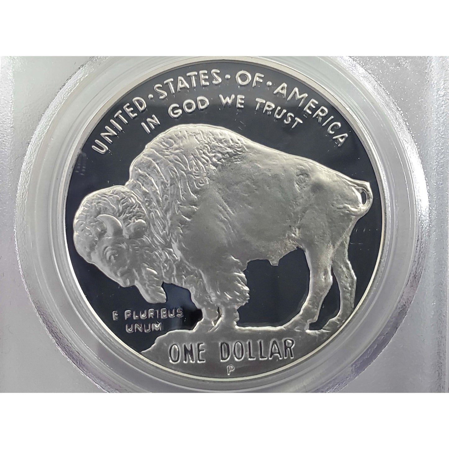 2001-P 1 oz Silver Buffalo Proof PCGS PR69DCAM