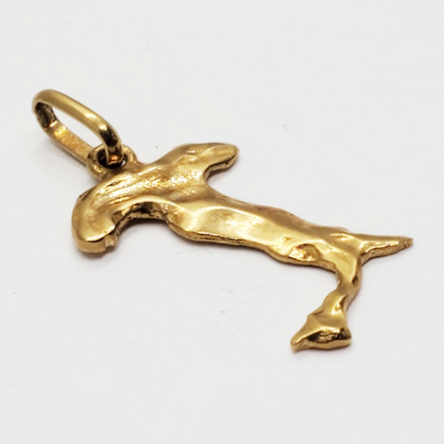 Italy Country Shape Boot Pendant 18k Gold