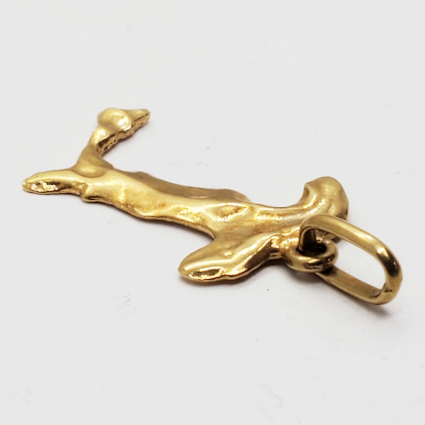 Italy Country Shape Boot Pendant 18k Gold
