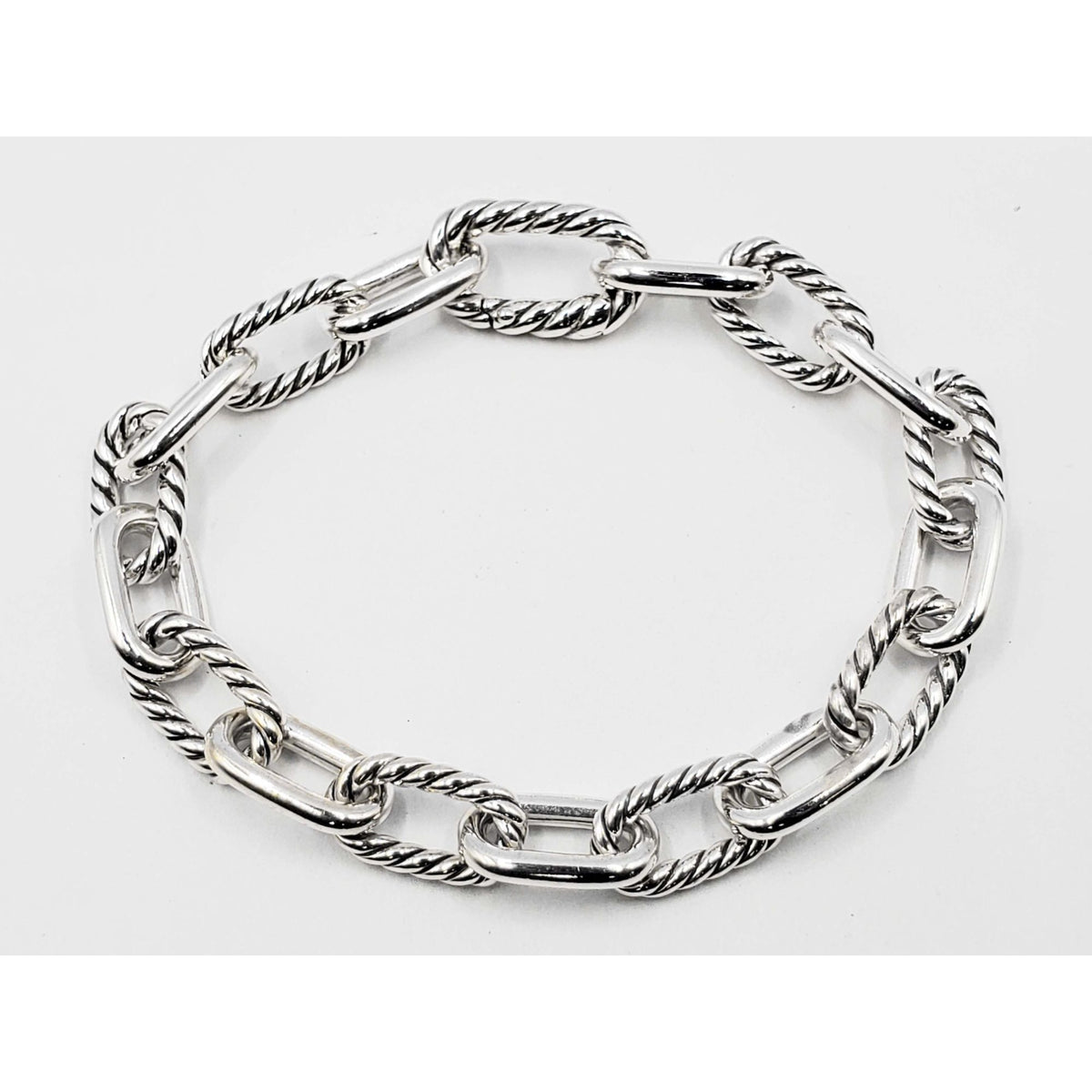 David Yurman DY Madison Chain Bracelet 8.5mm Sterling Silver Medium