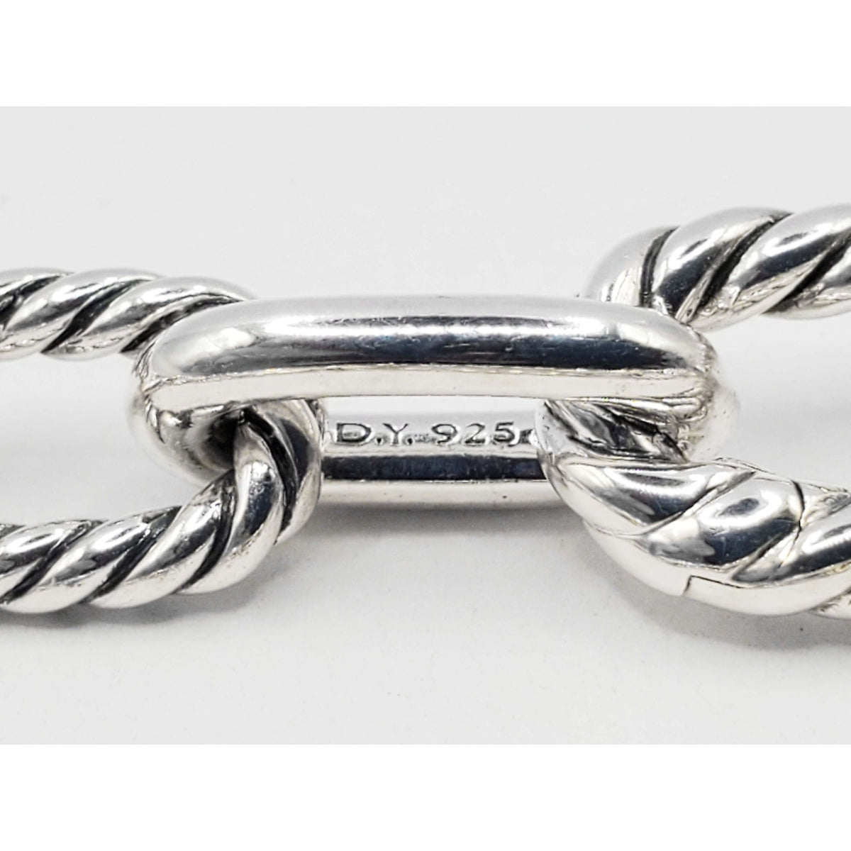 David Yurman DY Madison Chain Bracelet 8.5mm Sterling Silver Medium