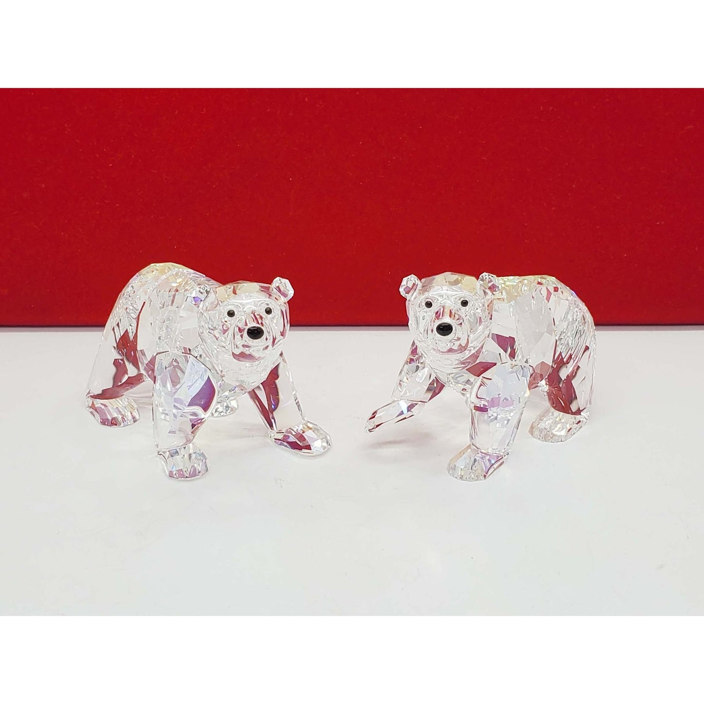 Swarovski Crystal #1079156 2011 Polar Bear Cubs Crystal Moonlight