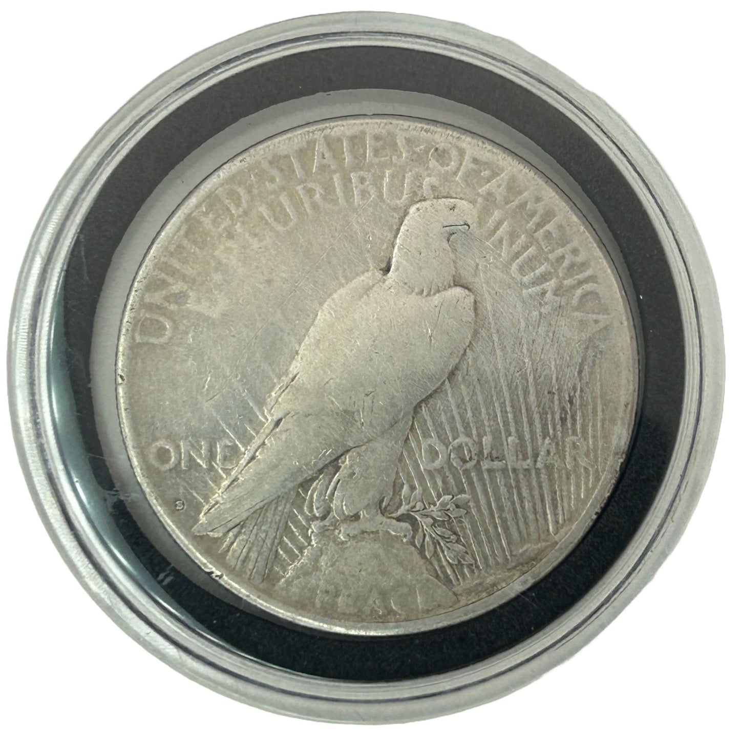 1924 Peace Dollar G/VG Good/Very Good 90% Silver $1 US Coin Collectible - S