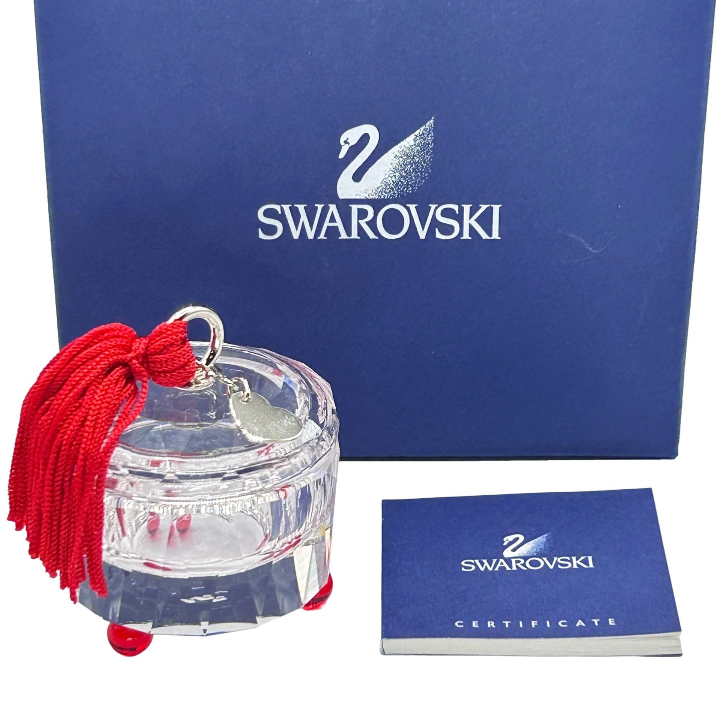 Swarovski Crystal 278832 Love Jewelry Box Complete In Box With Certificate