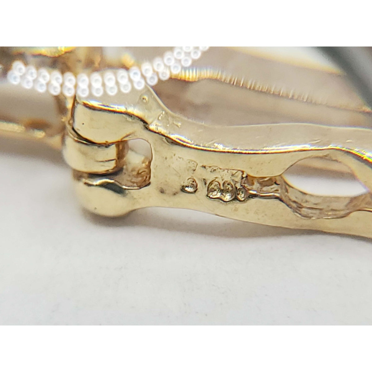 0.7 ctw Diamond 4mm Wide S-Link Tennis Bracelet 14k Gold 7" Long