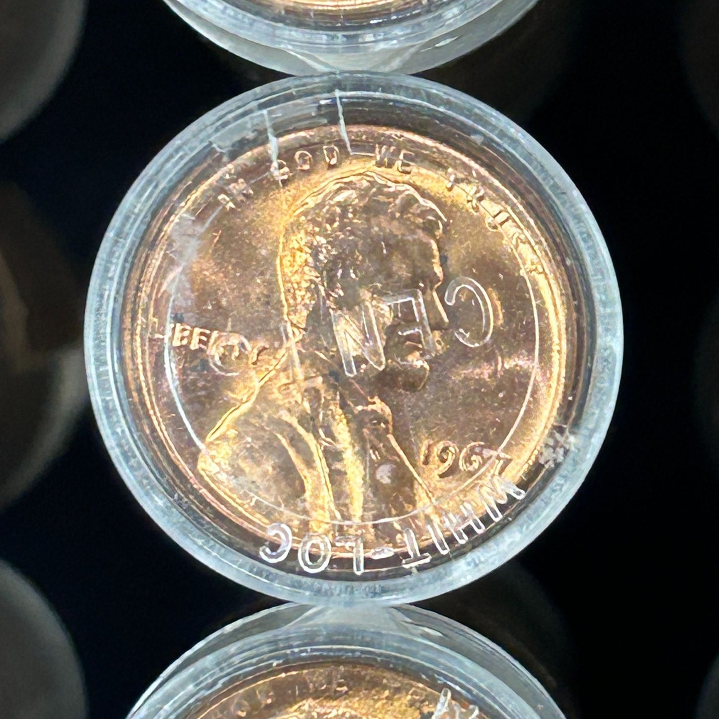 LOT OF 42 1964-P/D, 1967-P, 1968-D Rolls of BU Uncirculated Lincoln Pennies