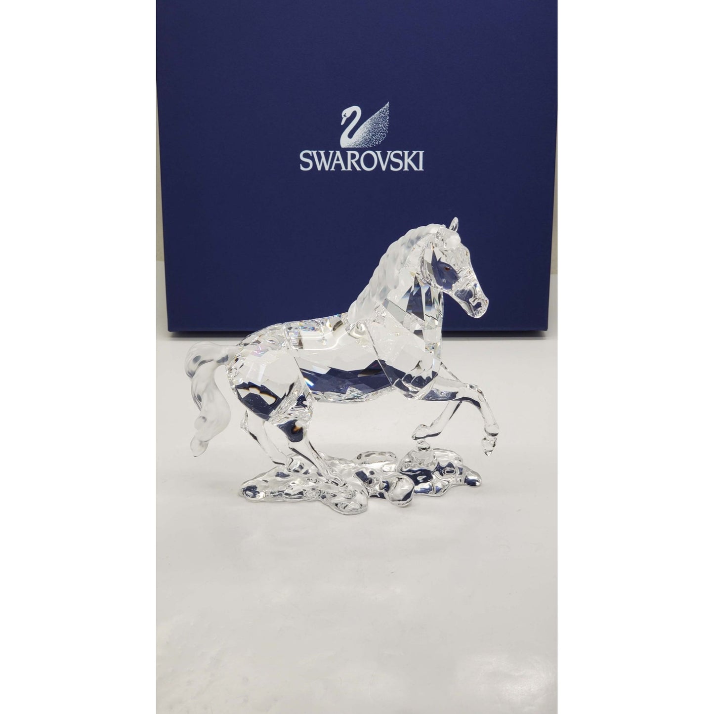 Swarovski Crystal #0898508 "Stallion" Horse Figurine with Original Box & COA