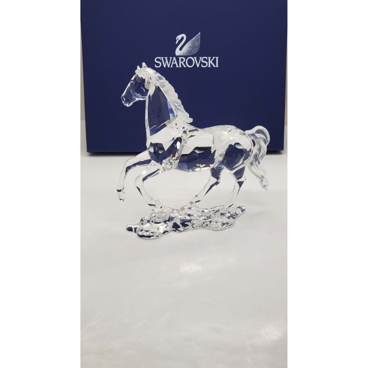 Swarovski Crystal #0898508 "Stallion" Horse Figurine with Original Box & COA