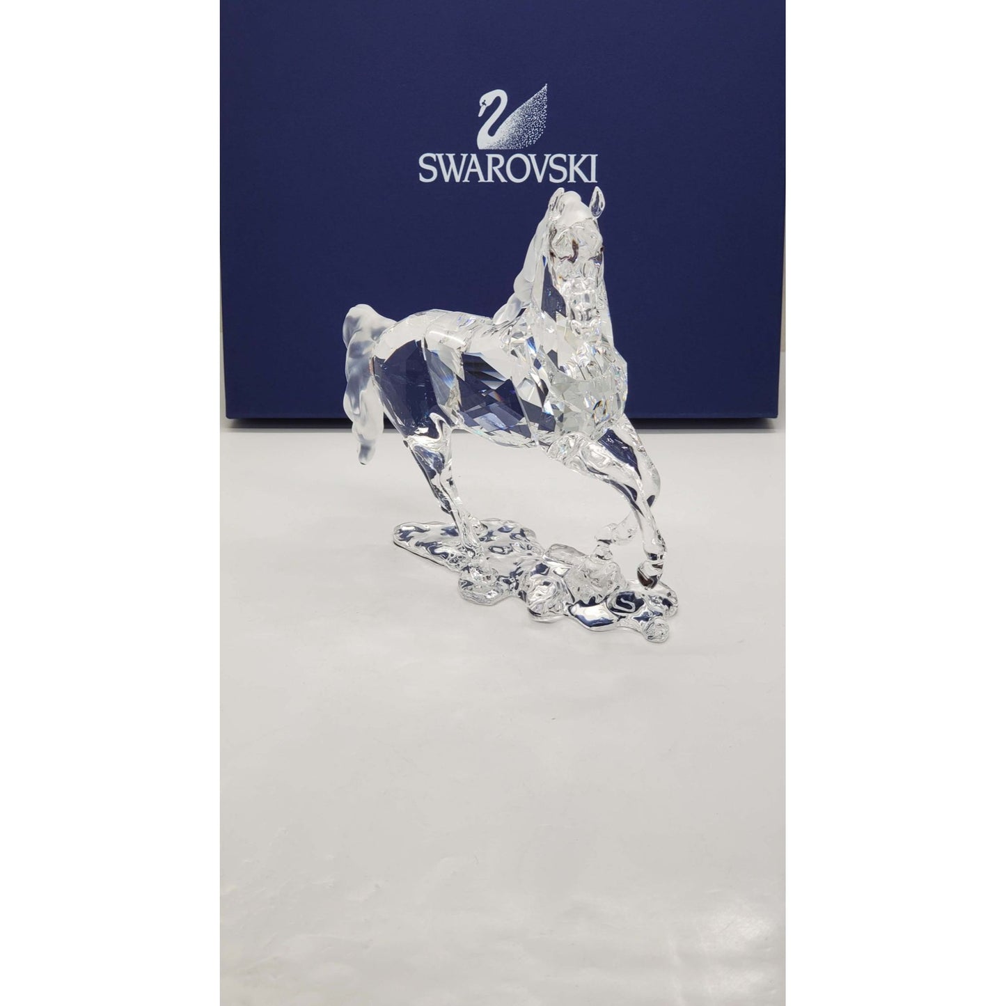 Swarovski Crystal #0898508 "Stallion" Horse Figurine with Original Box & COA
