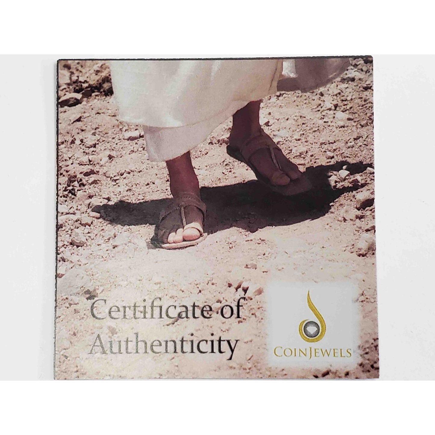 CoinJewels 2023 1 oz Silver Proof Coin "In the Footsteps of Jesus-Golgotha"
