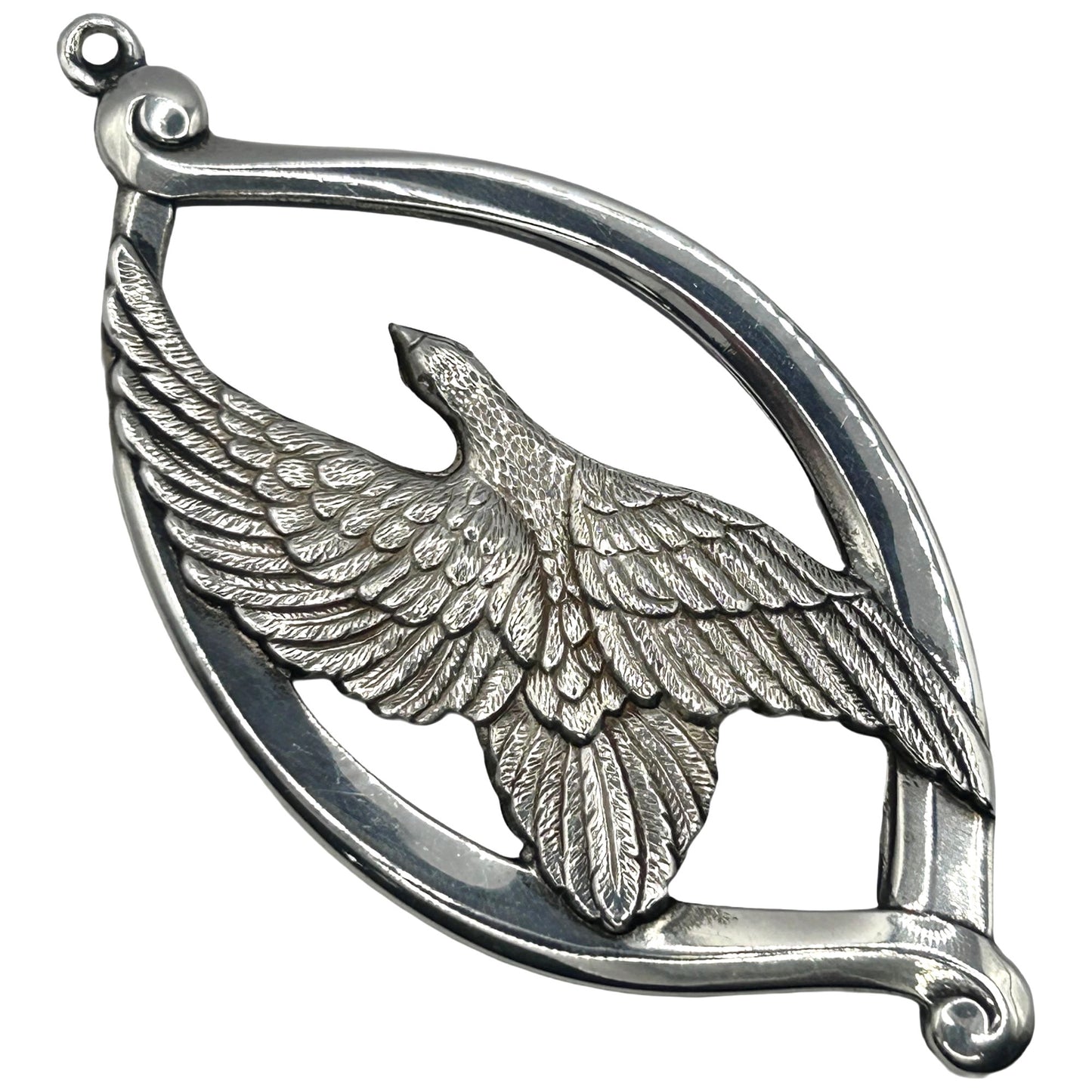 Wallace Sterling Silver Dove Peace On Earth Christmas Ornament Charm 1974