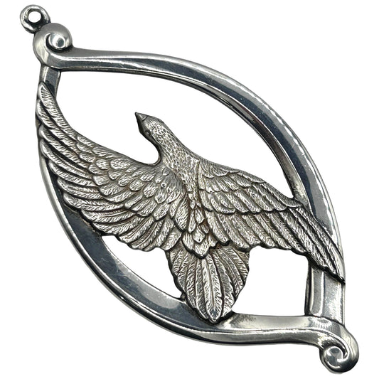 Wallace Sterling Silver Dove Peace On Earth Christmas Ornament Charm 1974