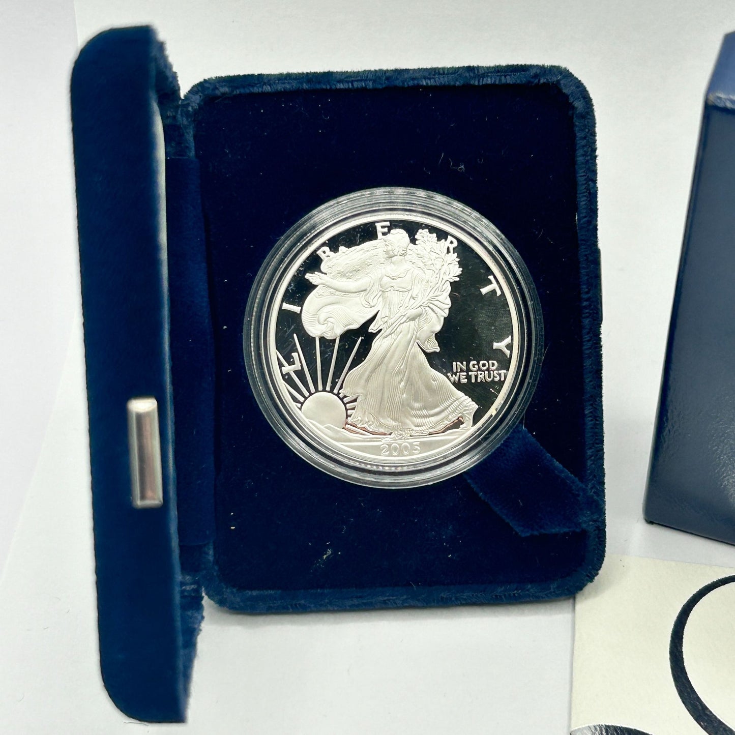 2005-W Westpoint Proof Silver American Eagle Dollar Coin OGP & COA