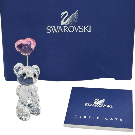 Swarovski Crystal 842933 I Love You Kris Bear In Box With Certificate