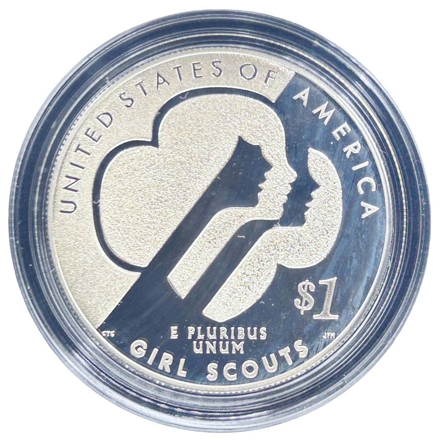 2013 W Girl Scouts Centennial PROOF Silver Dollar US Mint Coin with Box and COA