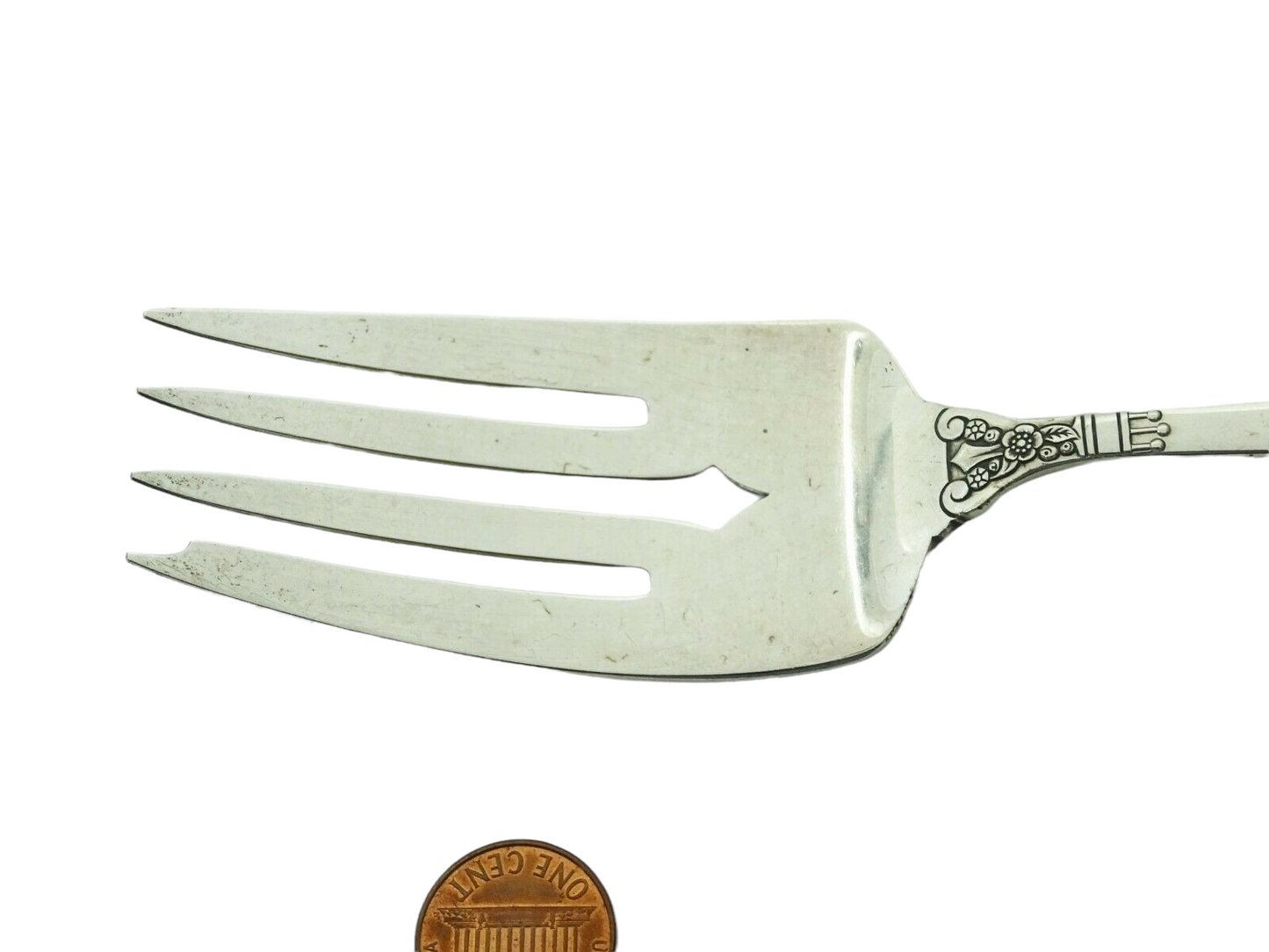 King Cedric by Oneida Sterling Silver Cold Meat Fork 8"