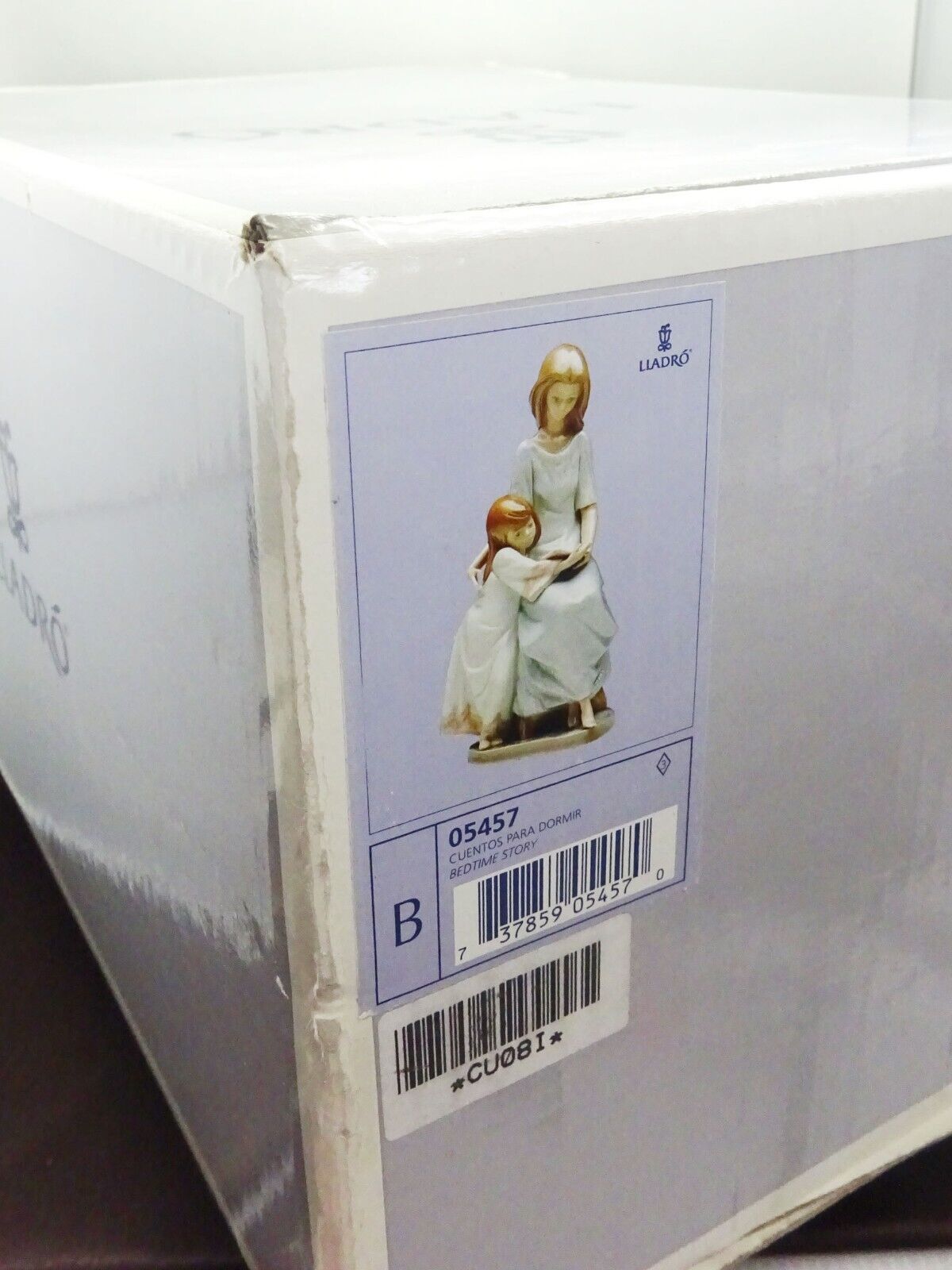 Lladro #5457 "Bedtime Story" Mother Daughter Figurine Glossy + Box