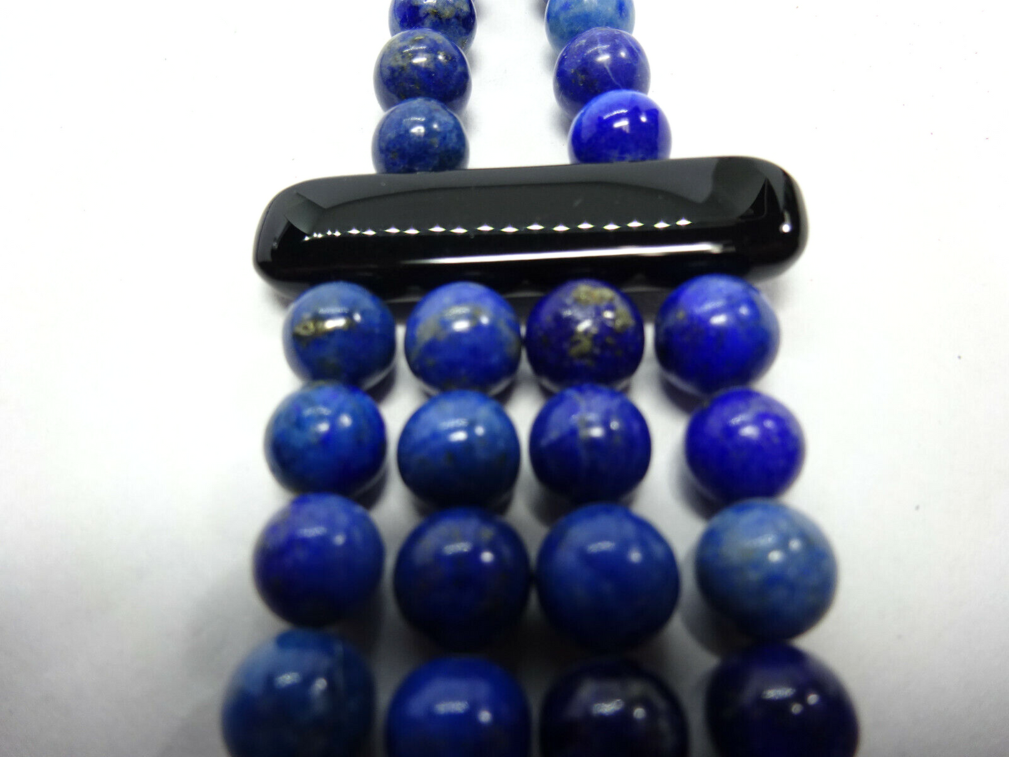 NEW Jay King Blue Lapis & Onyx Multi-Strand Bead Necklace,Desert RoseTrading,DRT