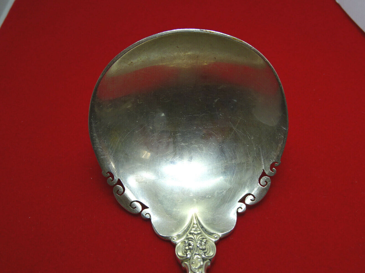 Wallace Grande Baroque Sterling Silver Gravy Ladle 6-1/2" No Mono