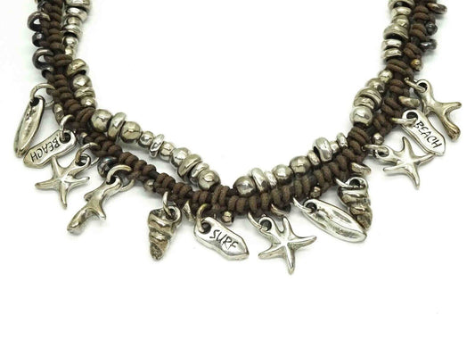 UNO de 50 “Deep Sea” Silver Plated Metal Necklace