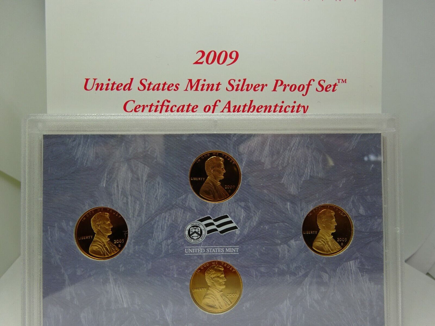 2009 S Proof Set Original Box +COA 18 Coins 90% Silver Quarters Kennedy US Mint