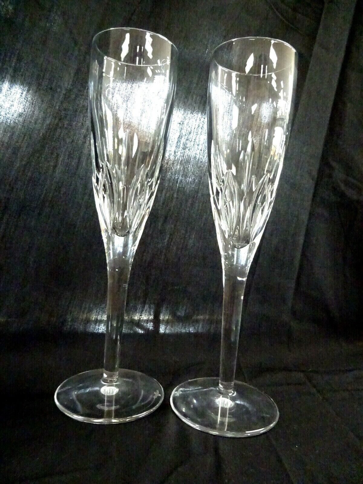 Waterford Irish Crystal ABBINGTON Champagne Flute,9.25", Lot of 4,MINT CONDITION