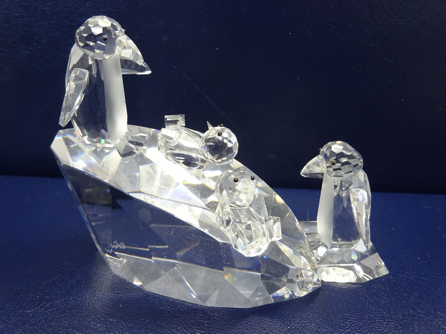 Crystal World Thrills 'n Chills Penguins Figurine #1016